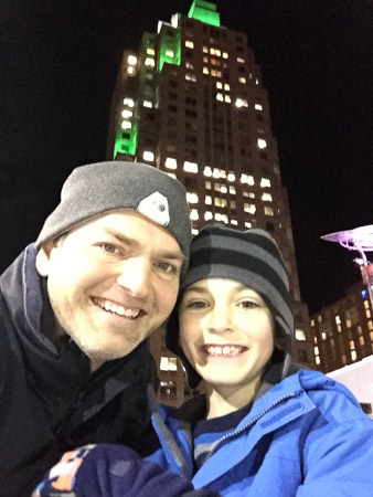 Skating in Downtown Raleigh