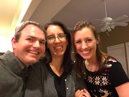 Andrew, Sarah, and Sarah 