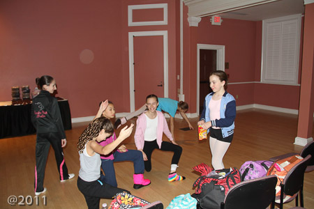 Ella begging McKay for candy