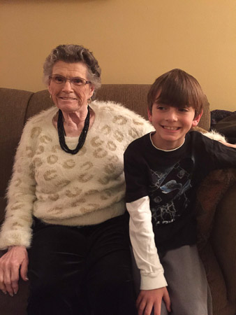 Susie, Grandma, and Gabrielle after nutcracker