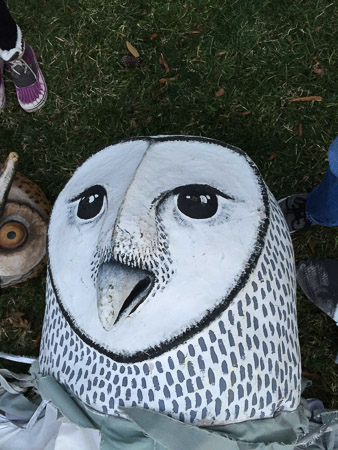 Paperhand Puppet Intervention Parade--we got the OWL!