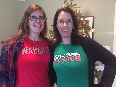 Naughty sisters!