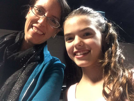 Still smiling after the show