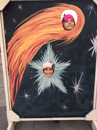 OUt of this world at Raleigh's First Night