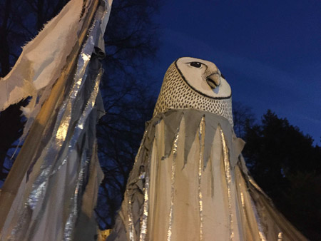 We got the owl from Paperhand Puppet Intervention!