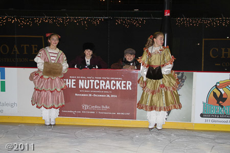 Nutcracker Kids at the Ice Rink 
