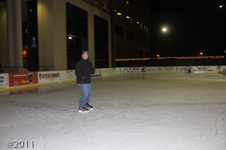 Andrew and Jonah skating