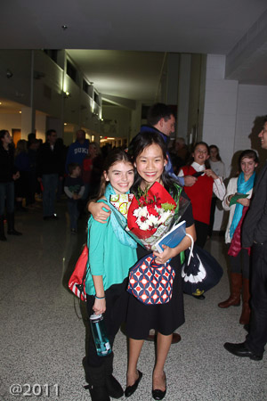 After winter concert at Martin