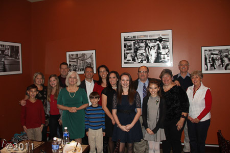 So many friends to see Ella in the Nutcracker! 