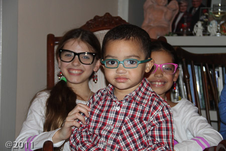Gabe is not impressed with the Christmas Eve party