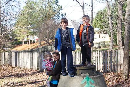 Cousins on the greenway