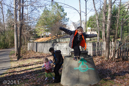 Cousins on the greenway