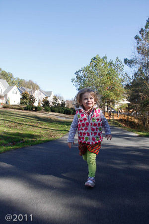 on the greenway