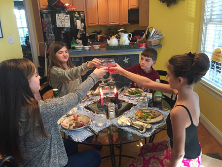 Warren Family Christmas--we missed Jeremiah and Catherine this year!