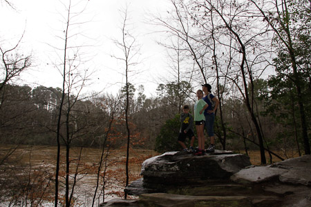Raven Rock Christmas Eve Hike--Warm! Wet! Flooded! Fun 5+ miles
