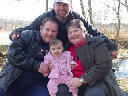 Daddy gets in the picture