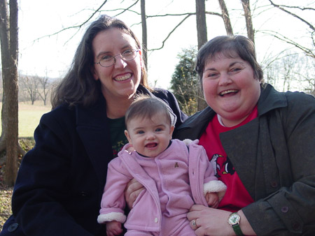 Mommy, Grandma Bell and Ella