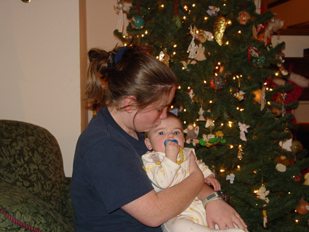 Cousin Maggie smoochin' Ella