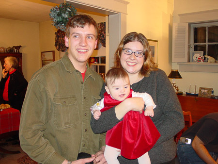 Party time with Uncle Joe and Rebecca